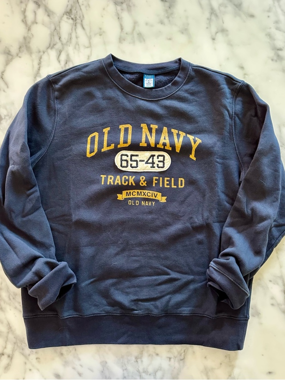 Old Navy Reissue Vintage Navy Crewneck Sweatshirt